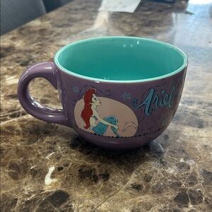 Purple Ariel Mug with Teal Interior